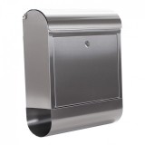 Rottner Rondello Inox nemesacél postaláda újságtartóval 435x385x140mm