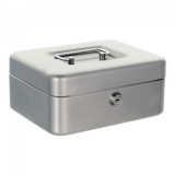 Rottner Traun2 pénzkazetta kulcsos zárral ezüst színben 90x200x165mm