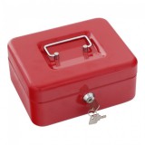 Rottner Traun2 pénzkazetta kulcsos zárral piros színben 90x200x165mm
