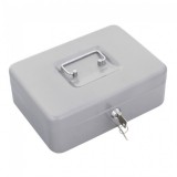 Rottner Traun3 pénzkazetta kulcsos zárral ezüst színben 90x250x185mm
