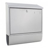 Rottner Villa Spezial Set postaláda újságtartóval ezüst színben 415x365x115mm