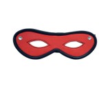 Rouge - valódi bőr nyitott szemmaszk (piros)