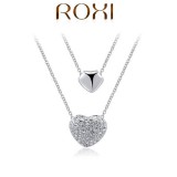 ROXI DUPLA SZÍV NYAKLÁNC 18 KARÁTOS ARANY BEVONATTAL