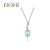 ROXI KÉK OPÁL NYAKLÁNC 18 KARÁTOS ARANY BEVONATTAL