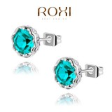 ROXI SZÍNPOMPÁS FÜLBEVALÓ 18 KARÁTOS ARANY BEVONATTAL