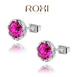 ROXI SZÍNPOMPÁS FÜLBEVALÓ 18 KARÁTOS ARANY BEVONATTAL