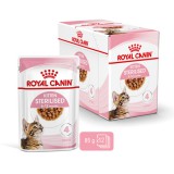 Royal Canin Kitten Sterilised Gravy - Ivartalanított kölyök macska szószos nedves táp (24 x 85 g) 2.04kg