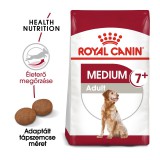 Royal Canin Medium Adult 7+ - közepes testű idősödő kutya száraz táp 15 kg