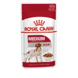 Royal Canin Medium Adult - szószos nedves táp, közepes testű felnőtt kutya részére 10 x 140 g