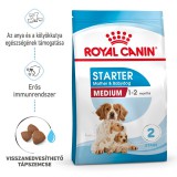 Royal Canin Medium Starter Mother & Babydog - közepes testű kölyök vemhes kutya száraz táp 4 kg
