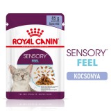 Royal Canin Sensory Feel Jelly - Zselés felnőtt macska nedves táp fokozott érzék hatással (12 x 85 g) 1.02 kg