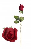 Rózsa Real Touch Piros45Cm *50019