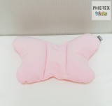 Rózsaszín velvet pillangó párna (/V)