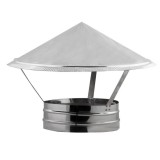 rozsdamentes acél kalap, esőálló, 250 mm