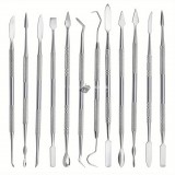 Rozsdamentes acélból készült szobrászati és faragó szerszámkészlet