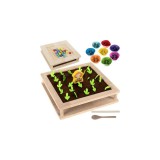 rpr Fa puzzle 2 az 1-ben, gyöngyök és farm készségfejlesztő kirakójáték, kreatív fejlesztőjáték