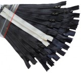 RT0 14 cm zárt műanyag spirál fogú 20 db -os cipzár csomag - Sötétkék és Fekete árnyalatokban