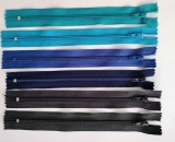 RT0 18 cm zárt műanyag spirál fogú 6 db os cipzár csomag