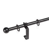 Rúdkarnis fém fekete D=16 mm 240 cm (tartozékokkal) (3704062)