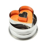 Rugós szív alakú kiszúró forma