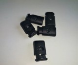 Rugós zsinórszabályozó műanyag egy lyukú - 5 mm