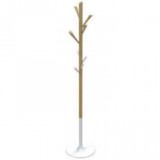 Ruhafogas, fa váz, 8 db akasztóval, ALBA, fa-fehér