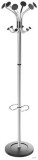 Ruhafogas, fém váz, műanyag gombokkal, ALBA "Chromy", króm