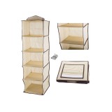 Ruhatárszervező függő polcos 5 polccal 100cm