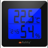 Ruhhy 19161 Digitális hő és páratartalom mérő, fekete-fehér (00019161)