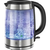 Russell Hobbs 21600-57 1,7 L 2200 W Rozsdamentes acél, Átlátszó elektromos vízforraló