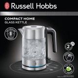 Russell Hobbs 24191-70 Compact Home üveg vízforraló (24191-70) - Elektromos vízforralók