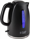 Russell Hobbs Textures Plus 2400W 1.7l fekete vízforraló