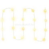 RXL 274 nano 20 LED/2x AA/meleg fehér hópelyhek karácsonyi fényfüzér (RETLUX_50002911)