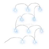 RXL 283 10 LED/2x AA/hideg fehér csillagok fényfüzér (RETLUX_50002919)