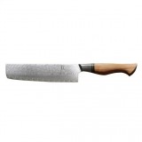 Ryda-Knives RYDA KNIVES ST650 nakiri kés (18 cm) damaszkuszi acél