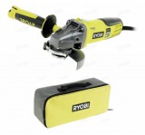 Ryobi 1100W sarokcsiszoló táskában 125mm RAG1010-S125F