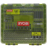 Ryobi 141 részes bitkészlet kofferben RAKD141