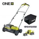 Ryobi 18V 35cm kombi gyeplazító/ szellőztető 2x4.0Ah ONE+ RY18SFX35A-240