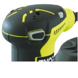 Ryobi 300W 125mm excenter csiszoló szett 5db papír, táska ROS300