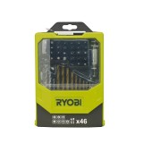 Ryobi 46 db-os bit készlet RAK46MIX
