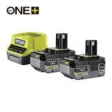 RYOBI akkupack 2x4.0 Ah akku+ töltő RC18120-240X