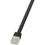 RJ45 Hálózati csatlakozókábel, CAT 6 U/UTP [1x RJ45 dugó - 1x RJ45 dugó] 20 m, fekete LogiLink (CF2113U) - UTP