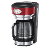 Russell Hobbs 21700-56 retro piros-fekete kávéfőző (21700-56) - Filteres kávéfőzők