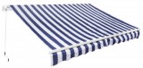 S&G SG PRO Coventina Árnyékoló ponyva, kék-fehér színben, 2 x 3 m