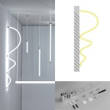 S-LIGHTLED NEON FLEX 360° oldalfali rögzítő készlet