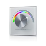 S-LIGHTLED SL-2836E-W RGB LED távszabályzó fali forgógombos fehér