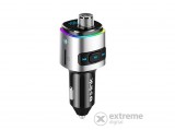 S-Link FM Transmitter - SL-BT225 RAINBOW Bluetooth  (BT5.0; Dual USB, MicroSD, 3A USB gyorstöltő, RGB)