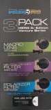 S+M Polarpro Szűrő szett (CPL, ND, Macro) GoPro Hero3 hoz