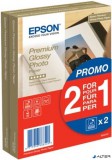 S042167 Fotópapír, tintasugaras, 10x15, 255 g, fényes, 2x40 lap, EPSON