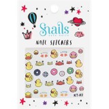 Safe Nails Snails Quack Quack öntapadós köröm matrica, vegyszermentes, természetes